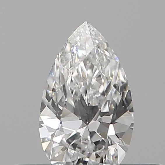 0.10ct Pear Natural Diamond (Colour E, Clarity VS1, Cut EX, IGI Certified)