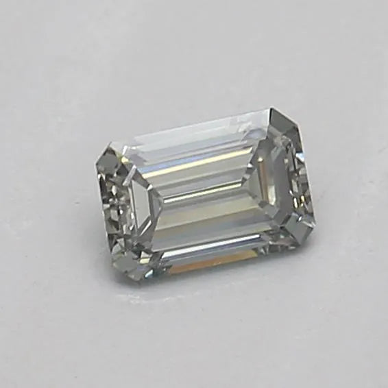 0.17ct Emerald Lab Grown Diamond (Colour Fancy Gray Green, Clarity VVS2, IGI Certified)