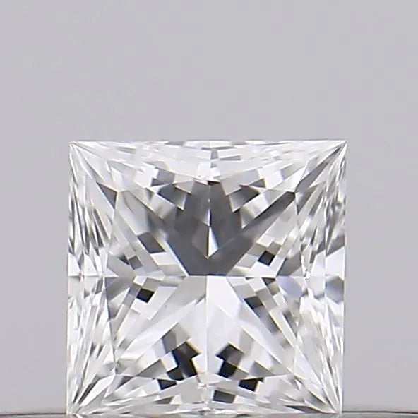0.18ct Princess Natural Diamond (Colour F, Clarity VS1, GIA Certified)