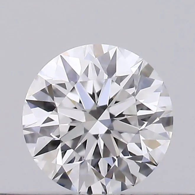 0.19ct Round Natural Diamond (Colour D, Clarity FL, Cut EX, GIA Certified)