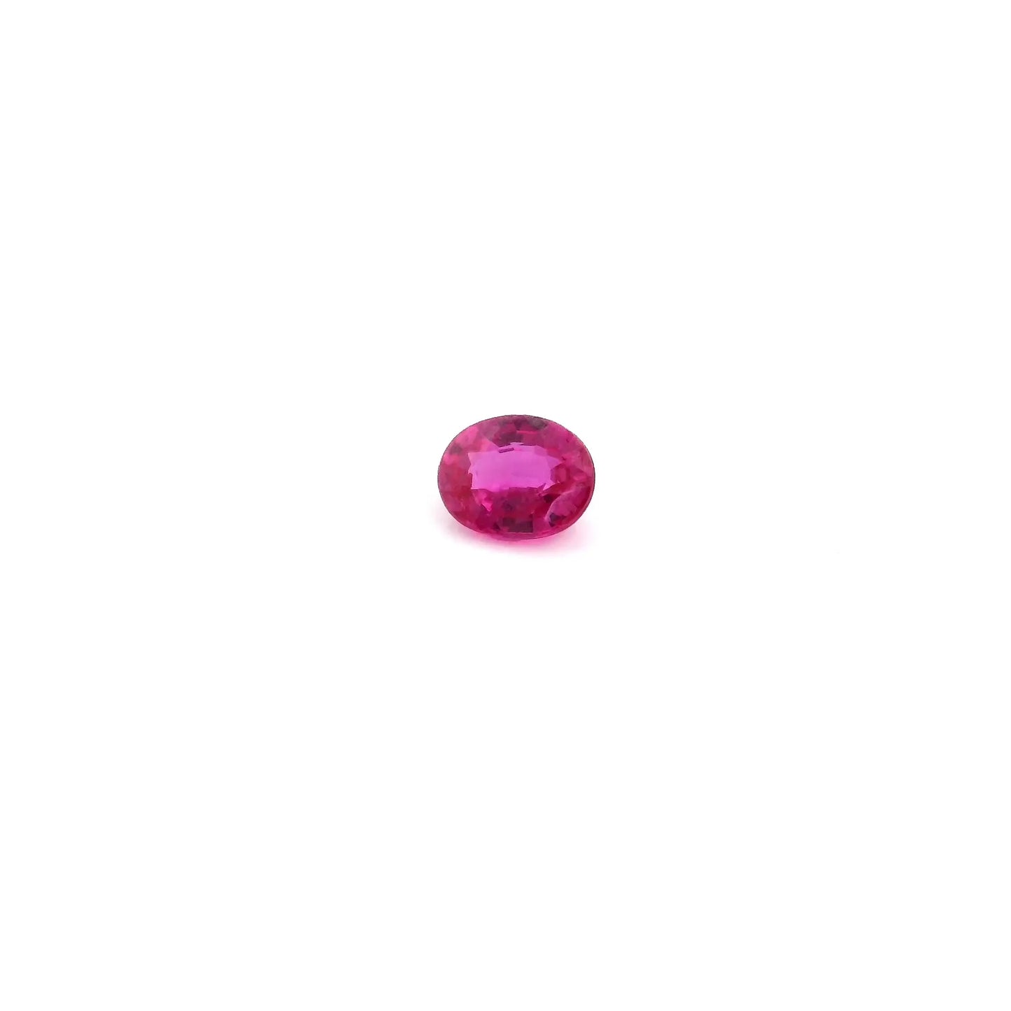 0.22ct Oval Natural Ruby (Colour Red, Clarity Slightly Included, Cut Faceted)