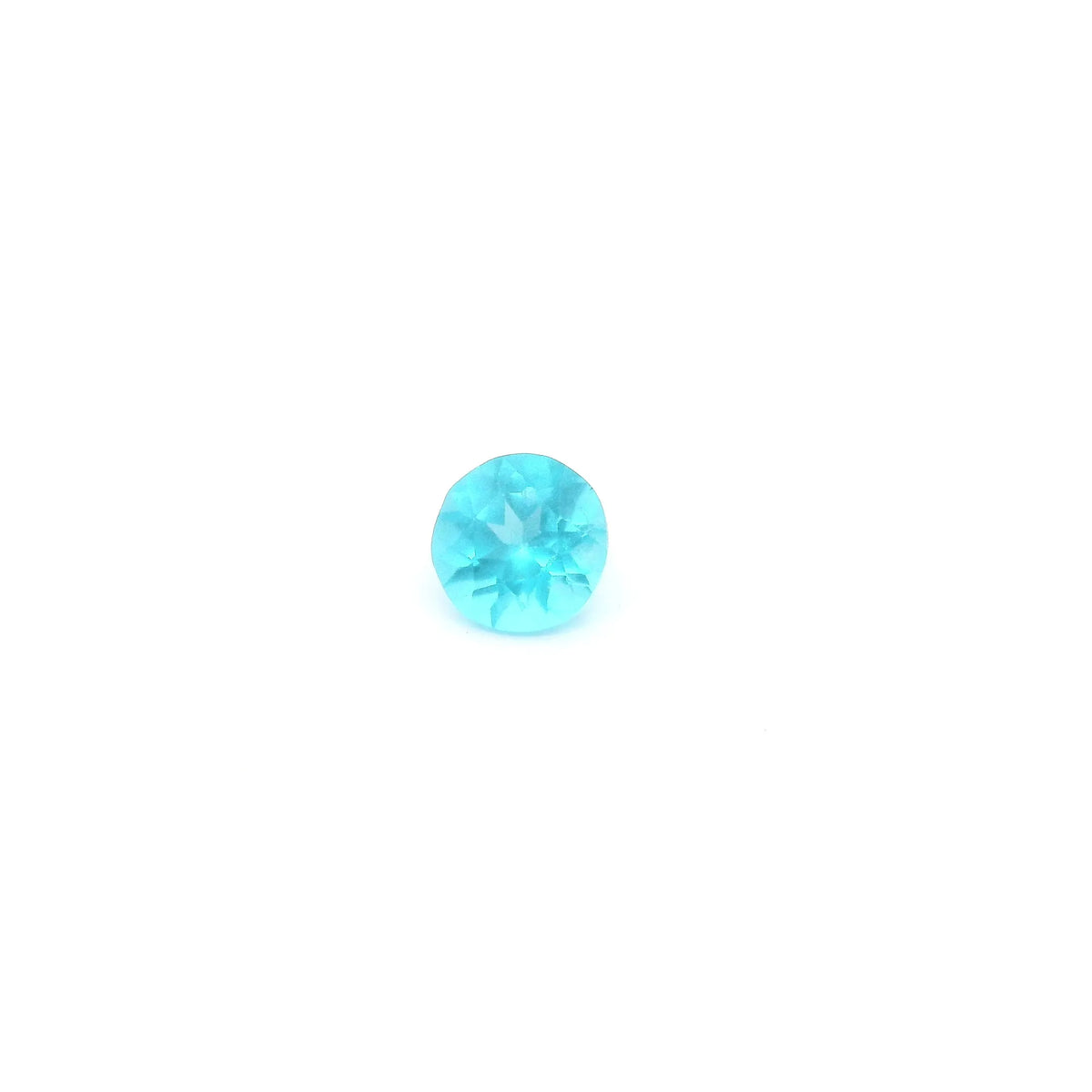 0.27ct Round Natural Apatite (Colour Blue, Clarity Slightly Included, Cut Faceted)