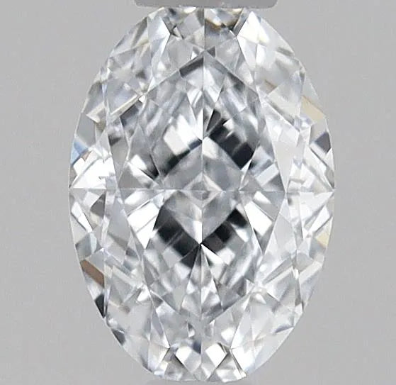 0.30ct Oval Natural Diamond (Colour Very Light Blue, Clarity VS2, GIA Certified)