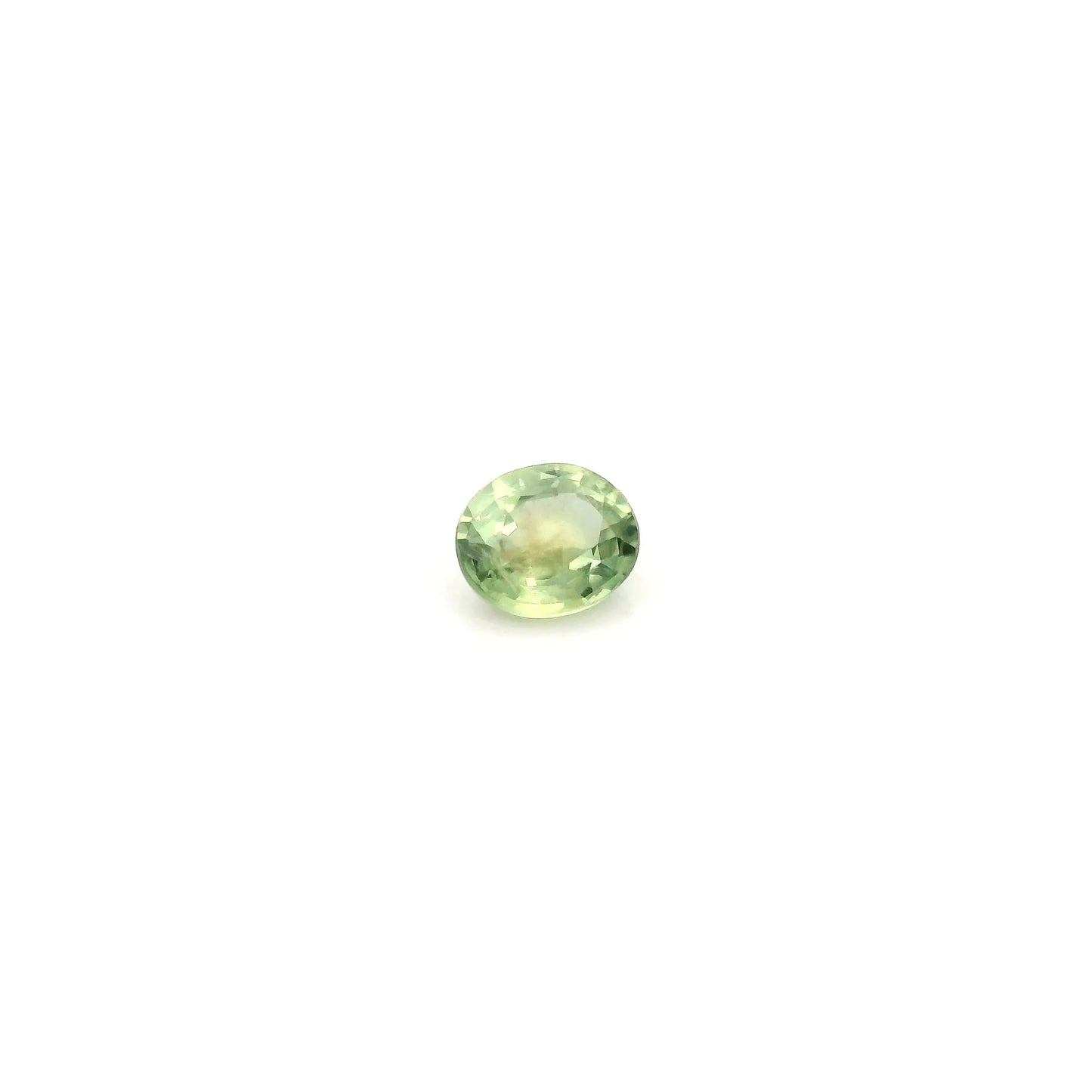 0.31ct Oval Natural Sapphire (Colour Green, Clarity Eye Clean, Cut Faceted)