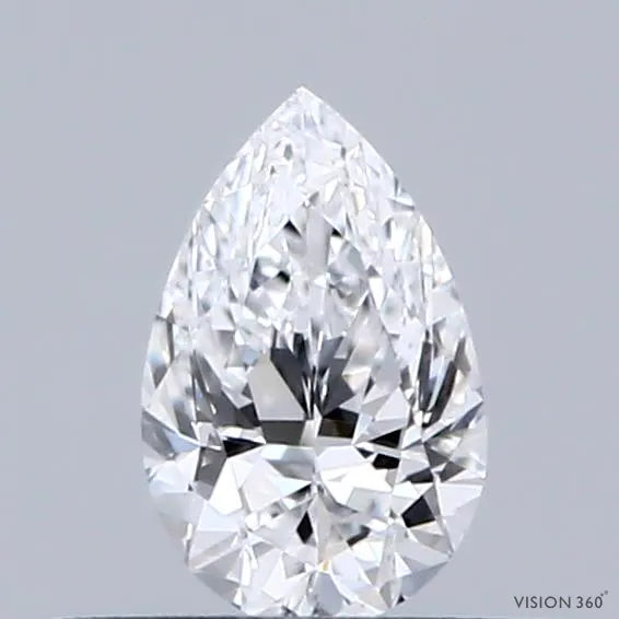 0.31ct Pear Natural Diamond (Colour D, Clarity IF, GIA Certified)