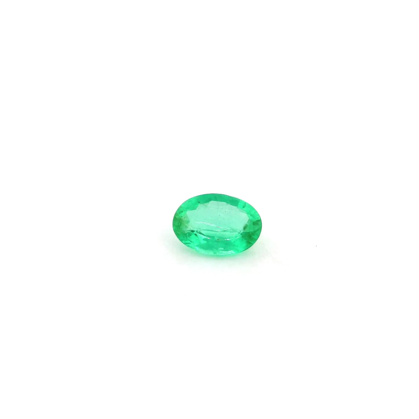 0.34ct Oval Natural Emerald (Colour Green, Clarity Eye Clean, Cut Faceted)