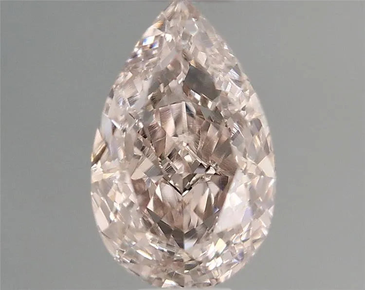 0.34ct Pear Natural Diamond (Colour Fancy Light Pinkish Brown, Clarity VS1, GIA Certified)