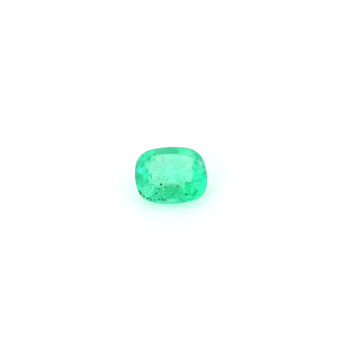0.35ct Cushion Natural Emerald (Colour Green, Clarity Slightly Included, Cut Faceted)