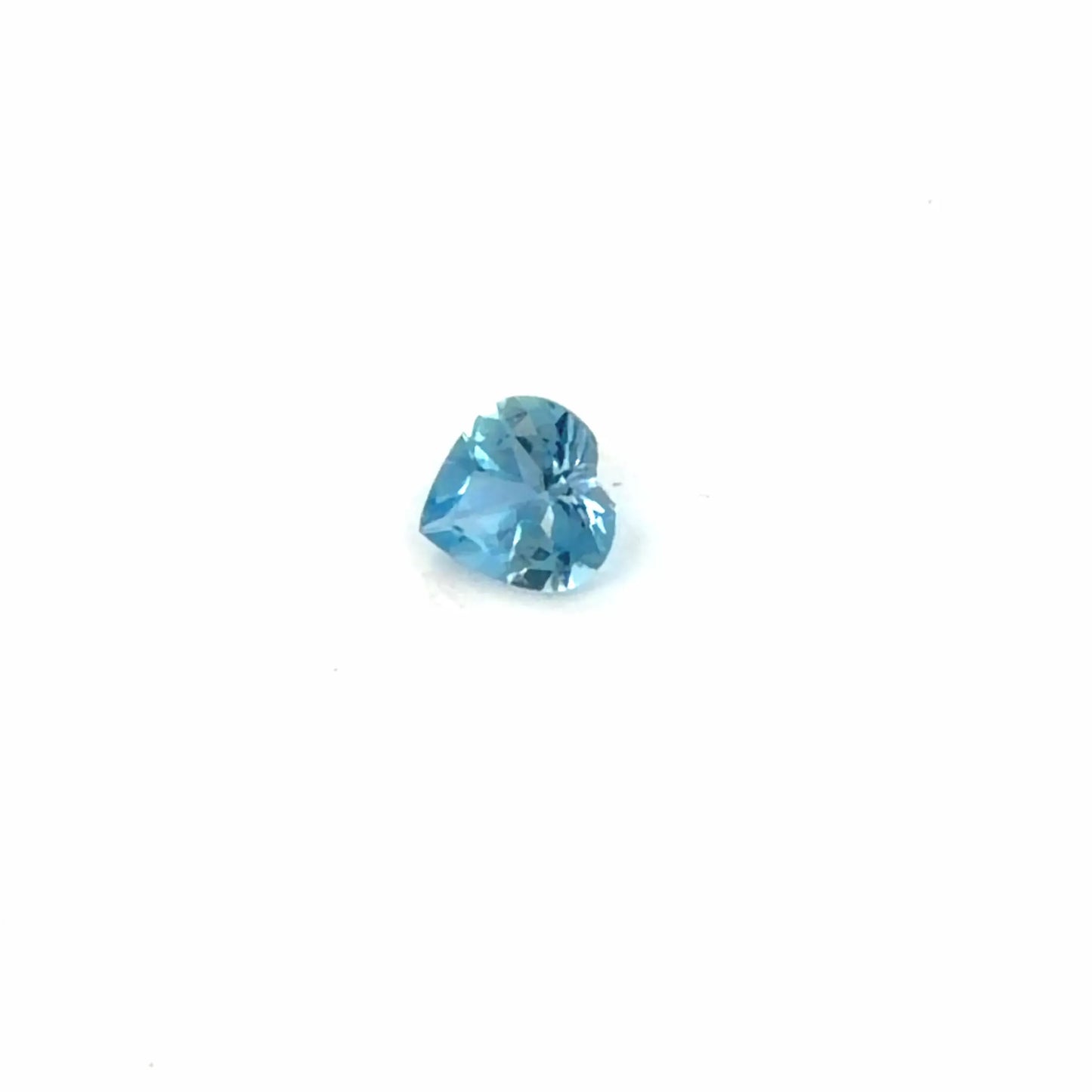 0.35ct Heart Natural Aquamarine (Colour Blue, Clarity Eye Clean, Cut Faceted)