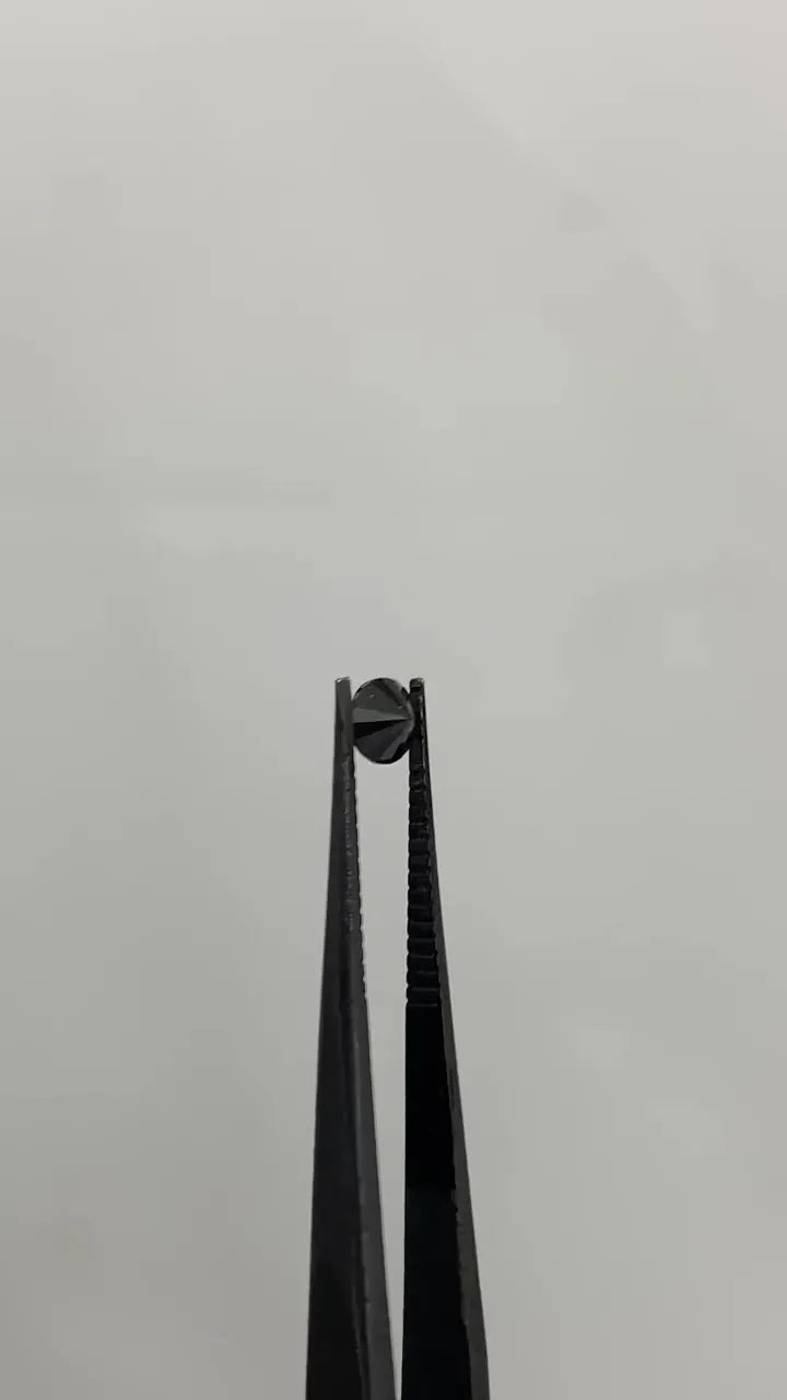 0.35ct Round Natural Diamond (Colour Fancy Black, Clarity VVS2, Cut EX, GIA Certified)