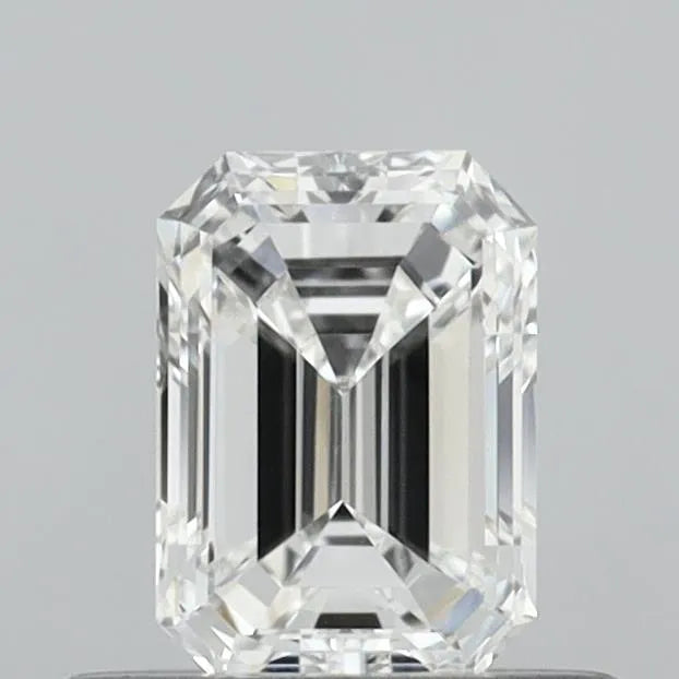 0.50ct Emerald Natural Diamond (Colour F, Clarity VVS1, Cut VG, IGI Certified)
