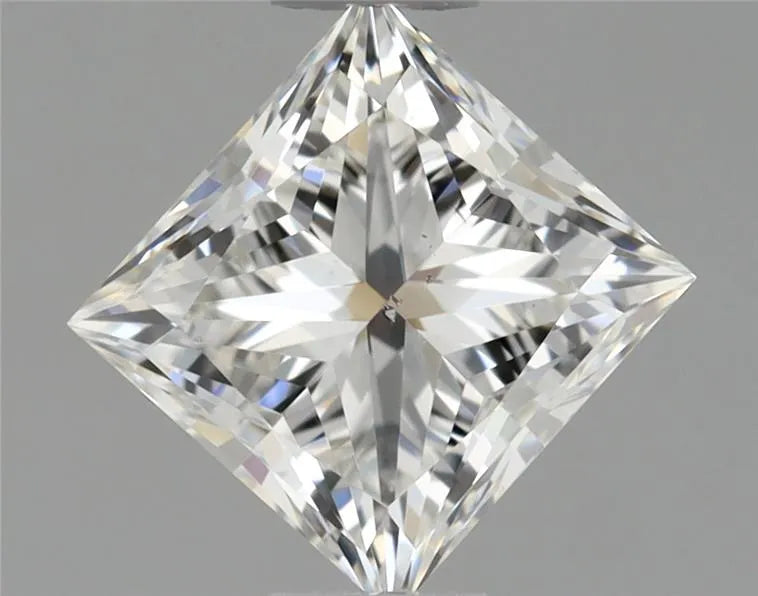 0.51ct Princess Natural Diamond (Colour H, Clarity SI1, GIA Certified)