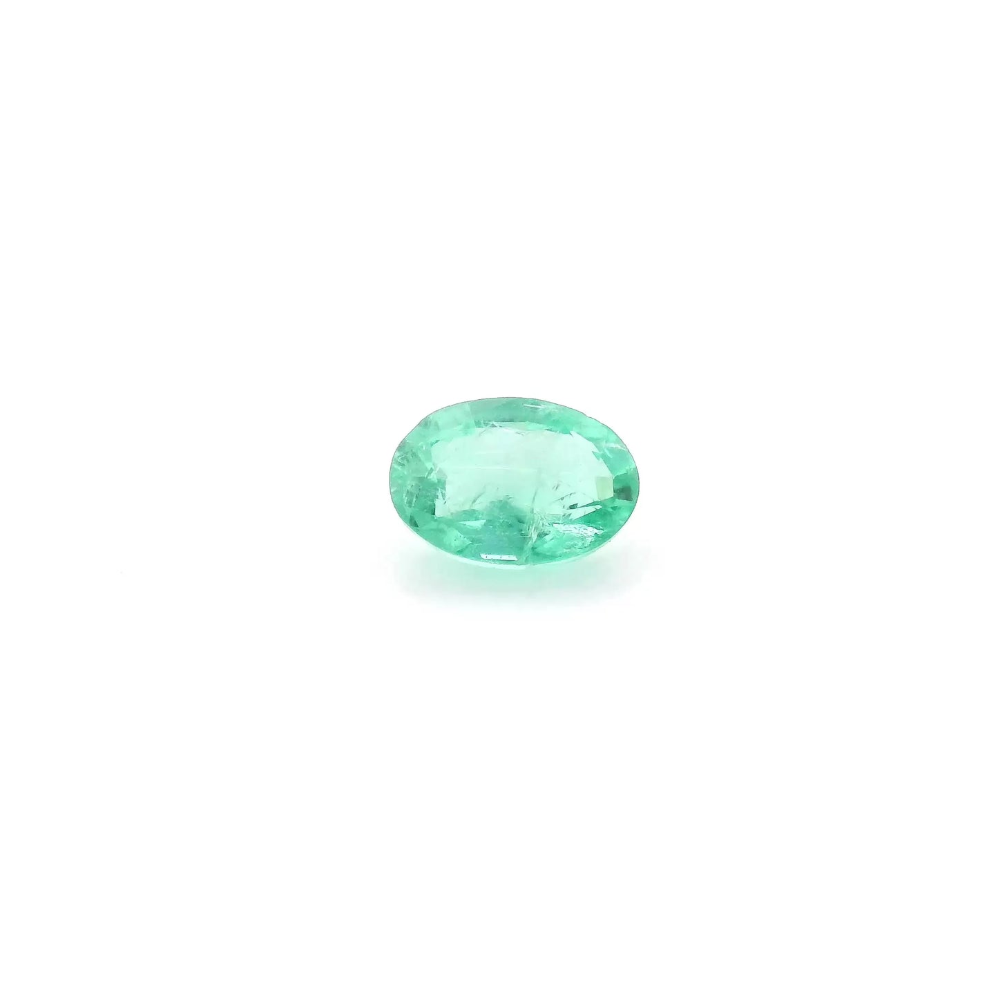 0.52ct Oval Natural Emerald (Colour Green, Clarity Slightly Included, Cut Faceted)