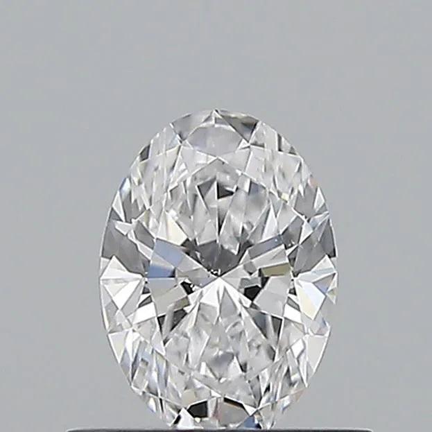 0.53ct Oval Natural Diamond (Colour D, Clarity SI1, GIA Certified)