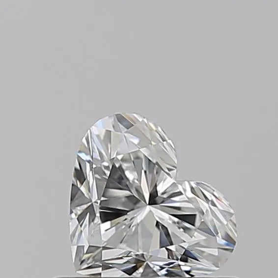 0.56ct Heart Natural Diamond (Colour F, Clarity IF, GIA Certified)