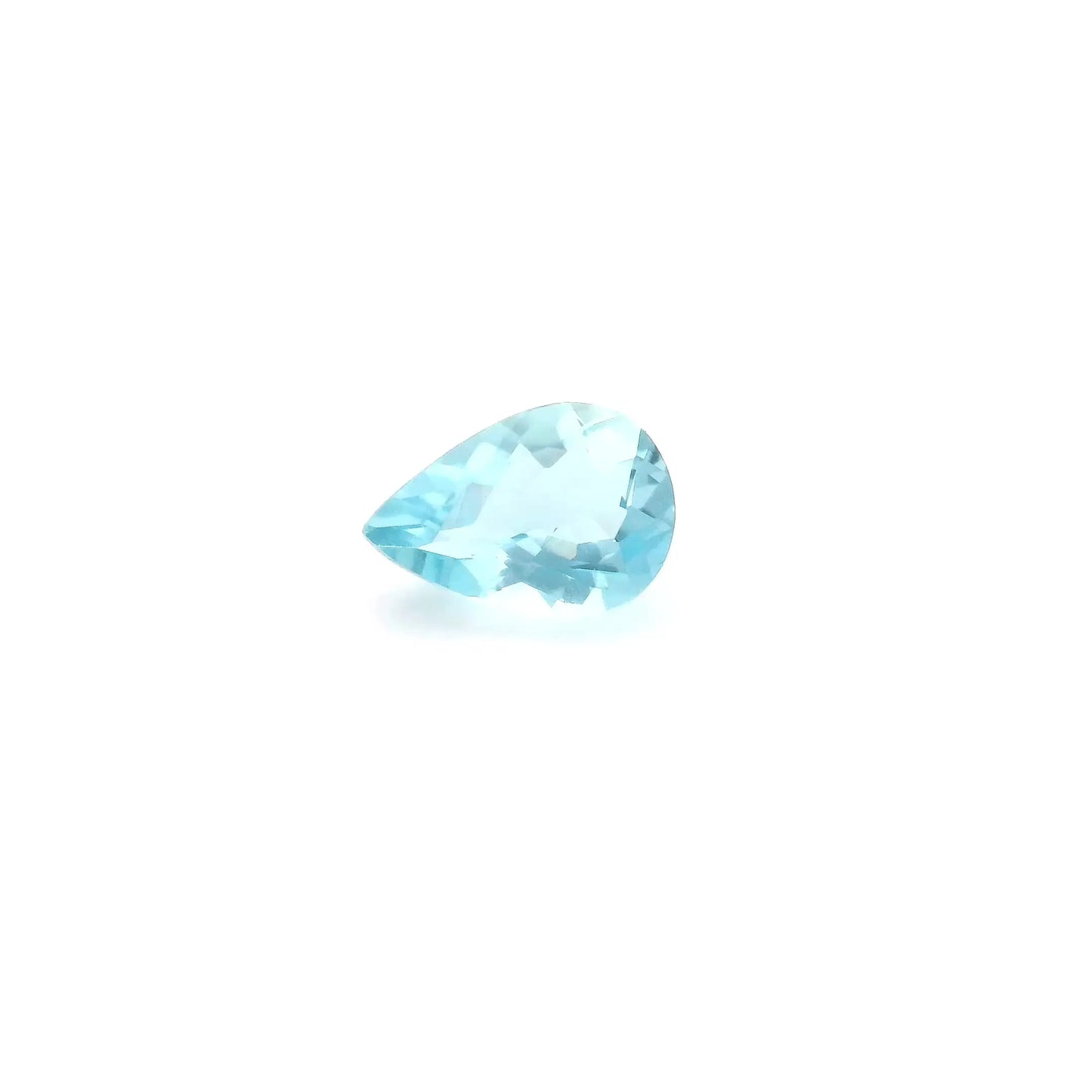 0.56ct Pear Natural Aquamarine (Colour Blue, Clarity Eye Clean, Cut Faceted)