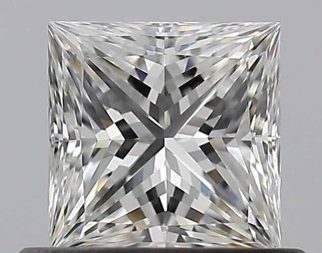 0.57ct Princess Natural Diamond (Colour G, Clarity VVS1, Cut EX, GIA Certified)