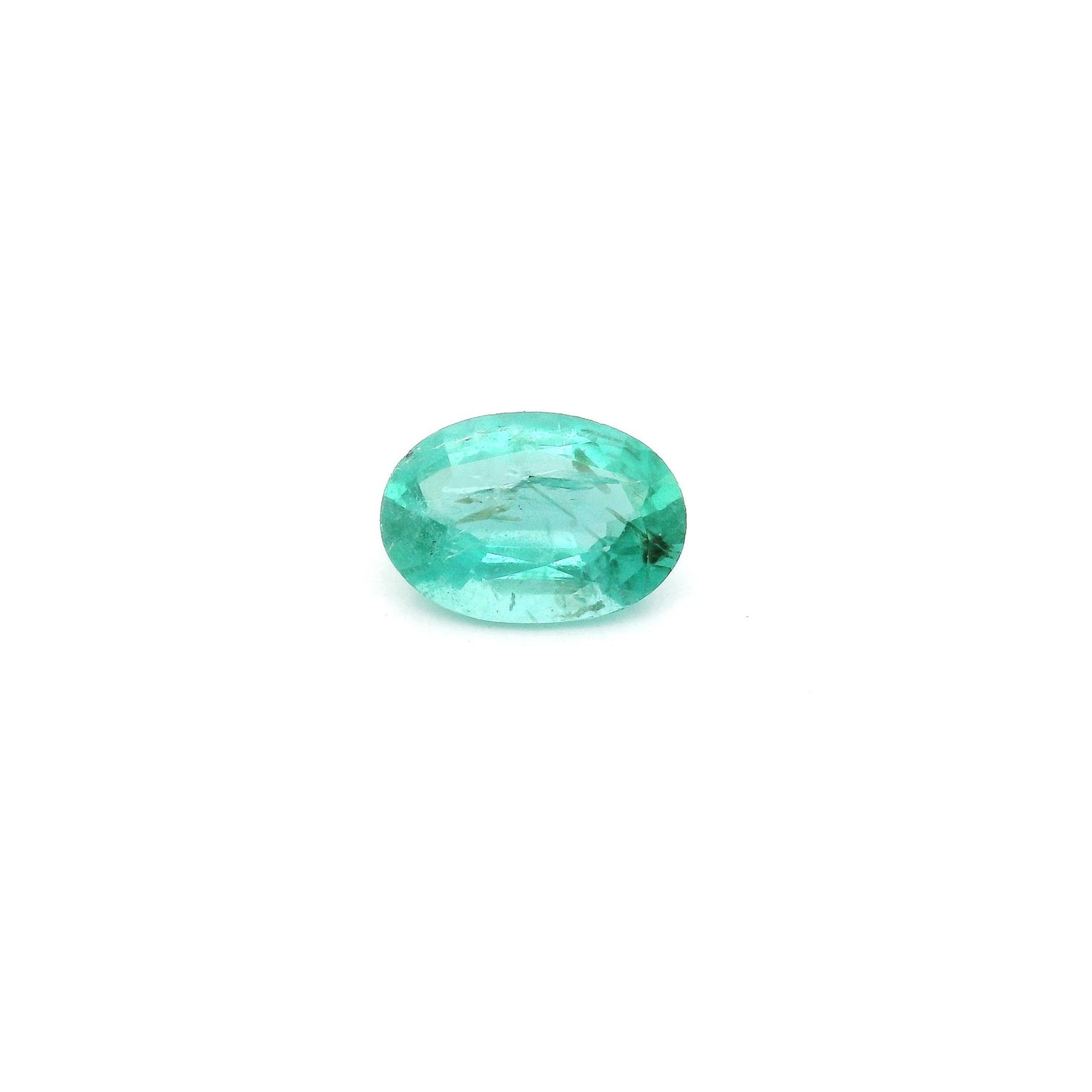 0.62ct Oval Natural Emerald (Colour Green, Clarity Slightly Included, Cut Faceted)
