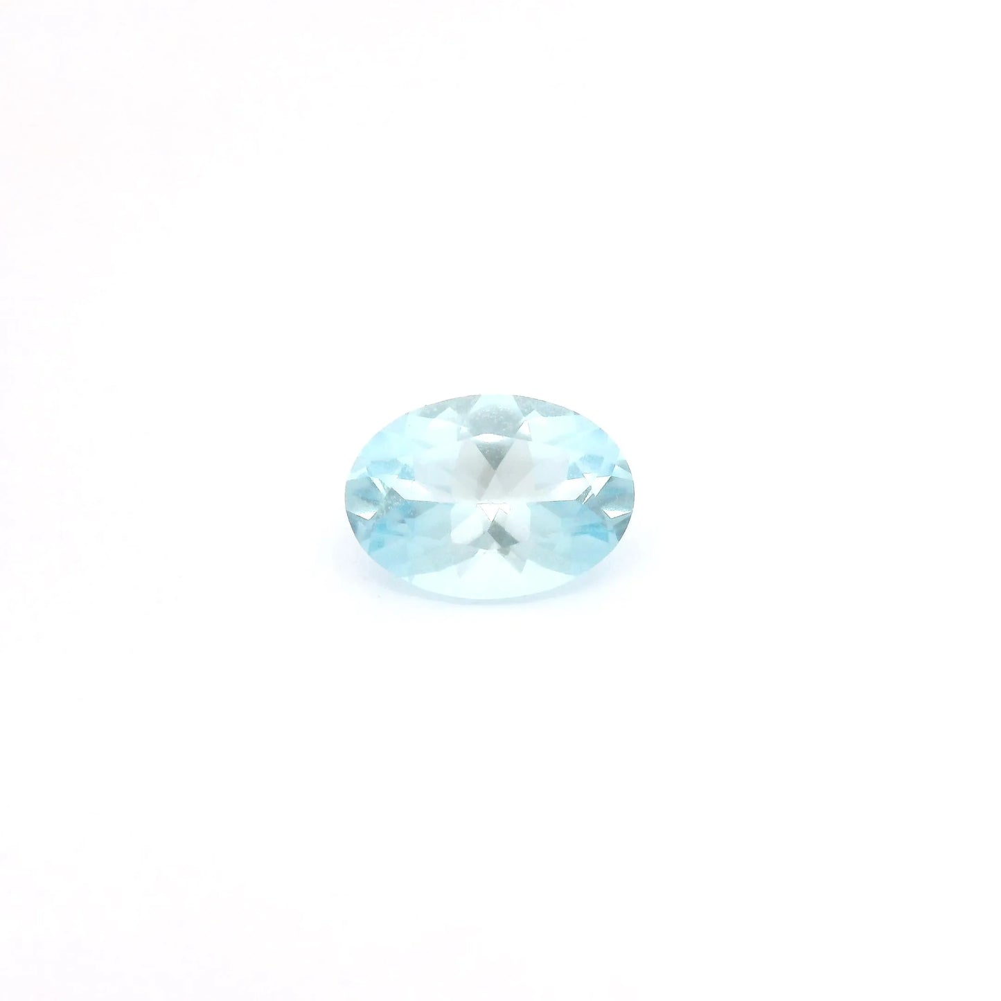 0.63ct Oval Natural Aquamarine (Colour Blue, Clarity Eye Clean, Cut Faceted)