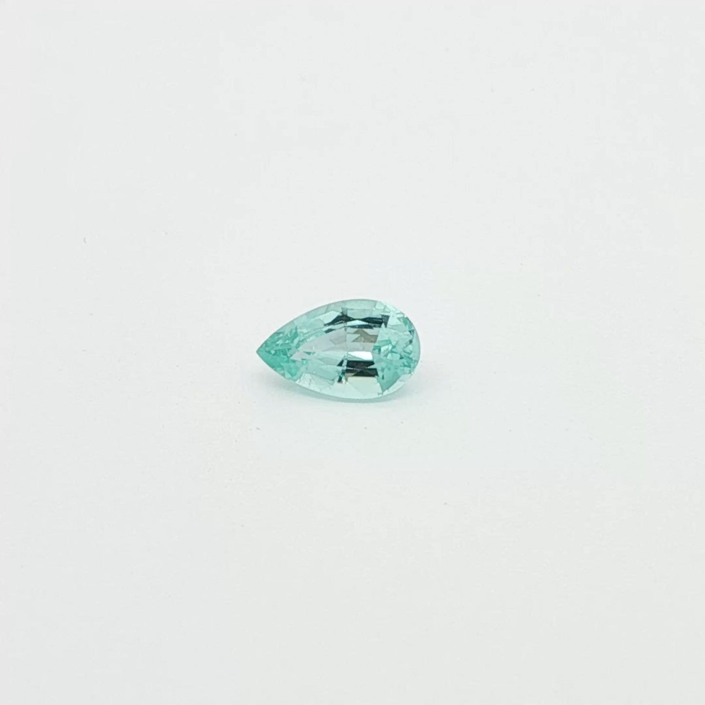 0.64ct Pear Natural Tourmaline (Colour Blue, Clarity Eye Clean, Cut Faceted)