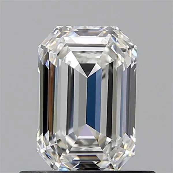 0.68ct Emerald Natural Diamond (Colour F, Clarity VVS2, GIA Certified)