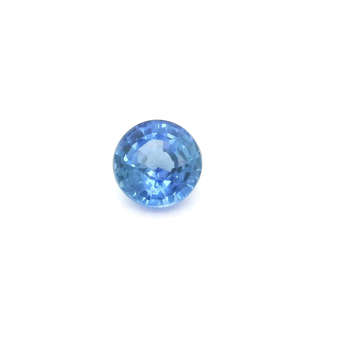 0.68ct Round Natural Sapphire (Colour Blue, Clarity Eye Clean, Cut Faceted)