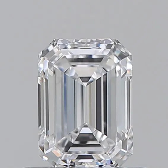 0.70ct Emerald Natural Diamond (Colour D, Clarity IF, GIA Certified)