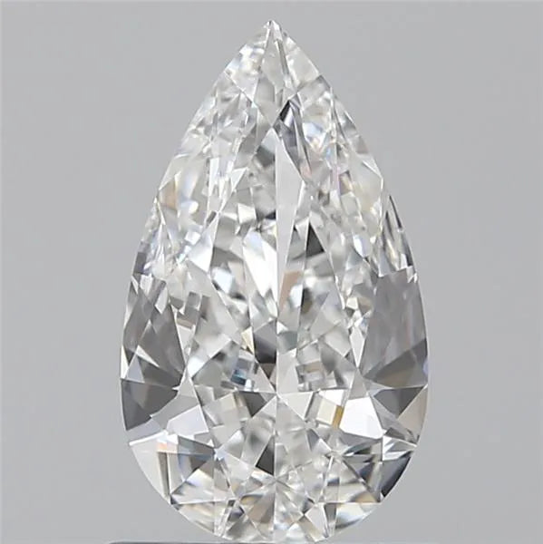 0.70ct Pear Natural Diamond (Colour E, Clarity VVS1, Cut GD, GIA Certified)