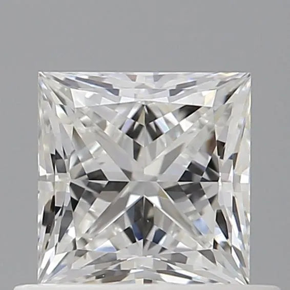 0.70ct Princess Natural Diamond (Colour F, Clarity IF, GIA Certified)