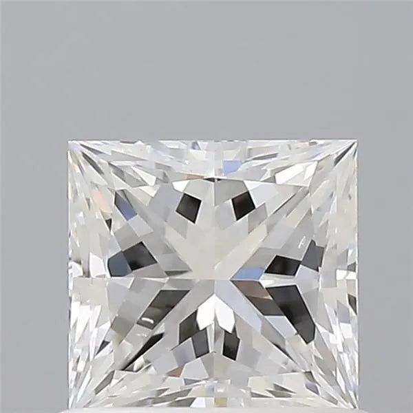 0.71ct Princess Natural Diamond (Colour E, Clarity SI1, GIA Certified)