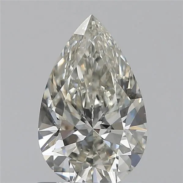 0.80ct Pear Natural Diamond (Colour J, Clarity VS2, Cut VG, IGI Certified)