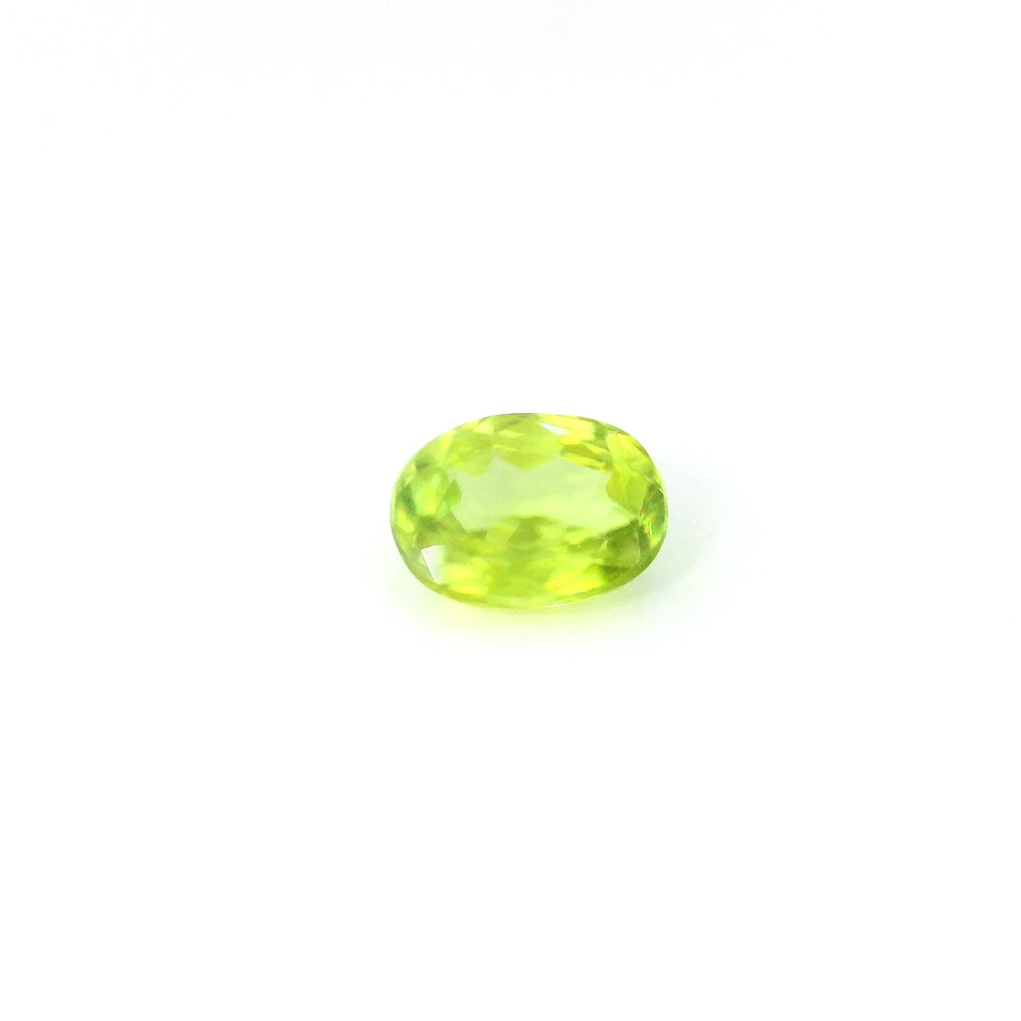 0.89ct Oval Natural Sphene (Colour Green, Clarity Eye Clean, Cut Faceted)