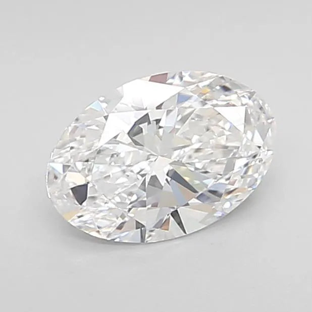 0.90ct Oval Lab Grown Diamond (Colour D, Clarity IF, Cut EX, IGI Certified)