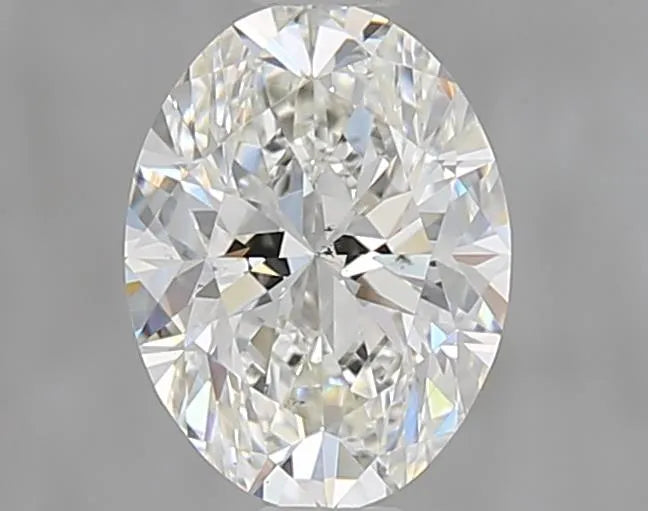 0.91ct Oval Natural Diamond (Colour H, Clarity SI1, GIA Certified)