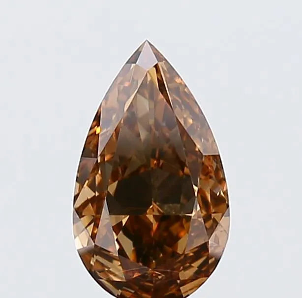 0.91ct Pear Natural Diamond (Colour Fancy Dark, Clarity VVS1, GIA Certified)