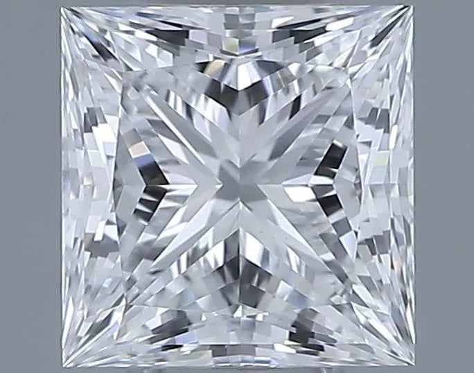 0.91ct Princess Natural Diamond (Colour D, Clarity VS2, GIA Certified)