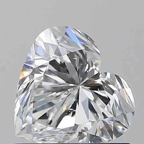 0.92ct Heart Natural Diamond (Colour D, Clarity SI1, GIA Certified)