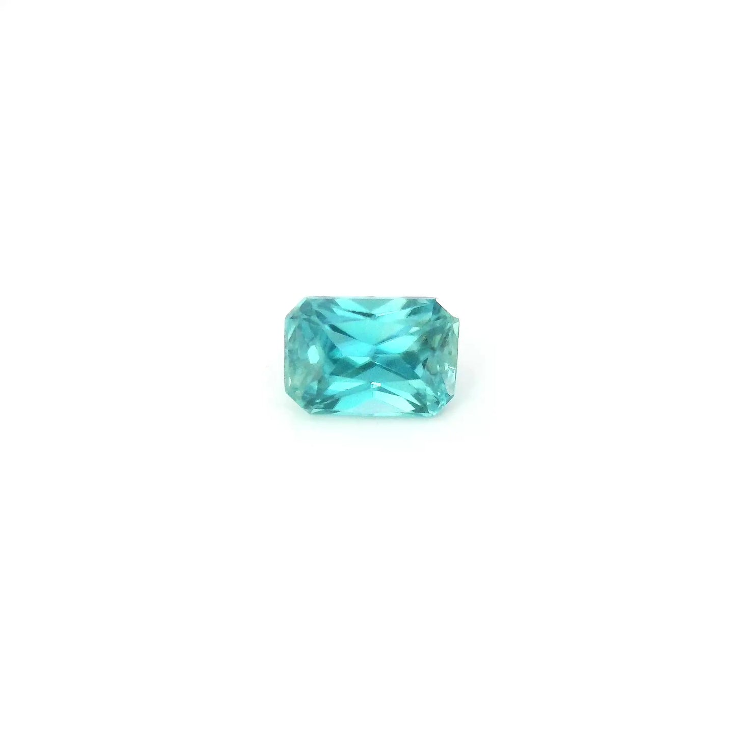 0.97ct Octagonal Natural Zircon (Colour Blue, Clarity Eye Clean, Cut Faceted)