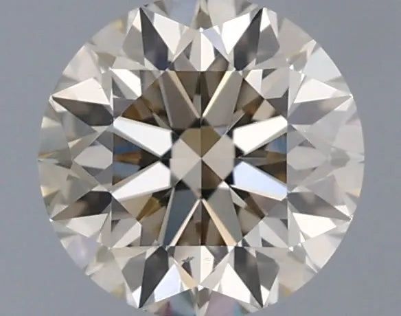 0.53ct Round Natural Diamond (Colour Brown, Clarity VS1, Cut EX, IGI Certified)