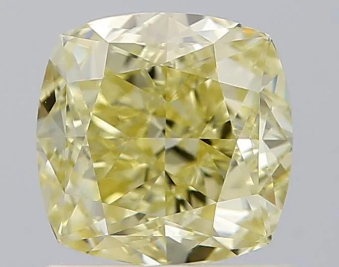 1.00ct Cushion modified Natural Diamond (Colour Yellow, Clarity IF, Cut VG, IGI Certified)