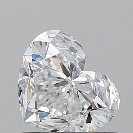 1.01ct Heart Natural Diamond (Colour F, Clarity SI1, GIA Certified)