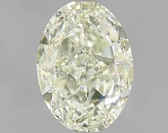 1.01ct Oval Natural Diamond (Colour Fancy Light Green, Clarity SI1, GIA Certified)