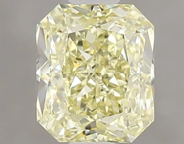 1.01ct Radiant Natural Diamond (Colour Fancy Light Yellow, Clarity VVS1, GIA Certified)
