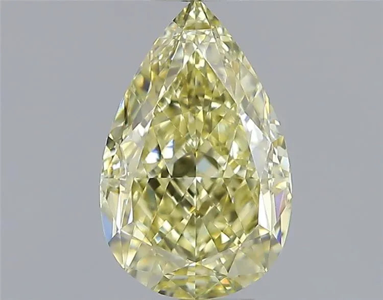 1.02ct Pear Natural Diamond (Colour Fancy Light Brownish Yellow, Clarity VS1, GIA Certified)