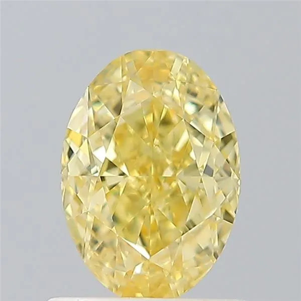 1.10ct Oval Lab Grown Diamond (Colour Fancy Intense Yellow, Clarity VVS2, IGI Certified)