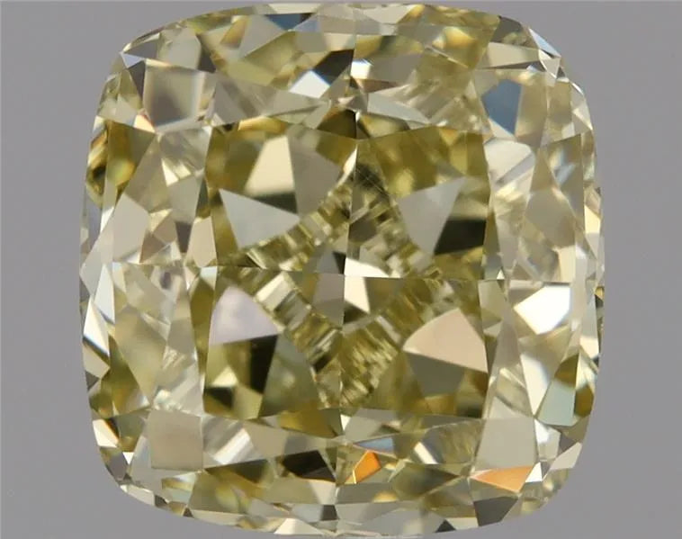 1.33ct Cushion brilliant Natural Diamond (Colour Fancy Yellow, Clarity VVS1, GIA Certified)