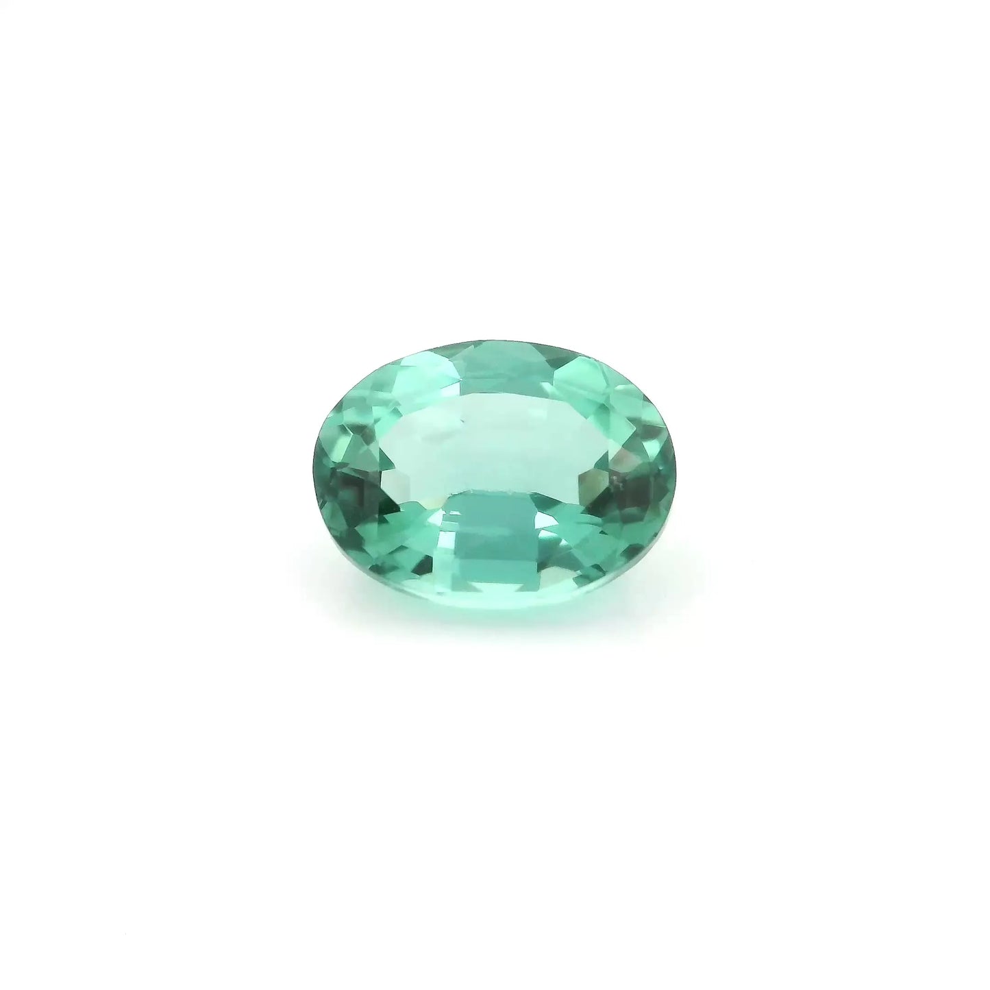 1.37ct Oval Natural Tourmaline (Colour Green, Clarity Eye Clean, Cut Faceted)