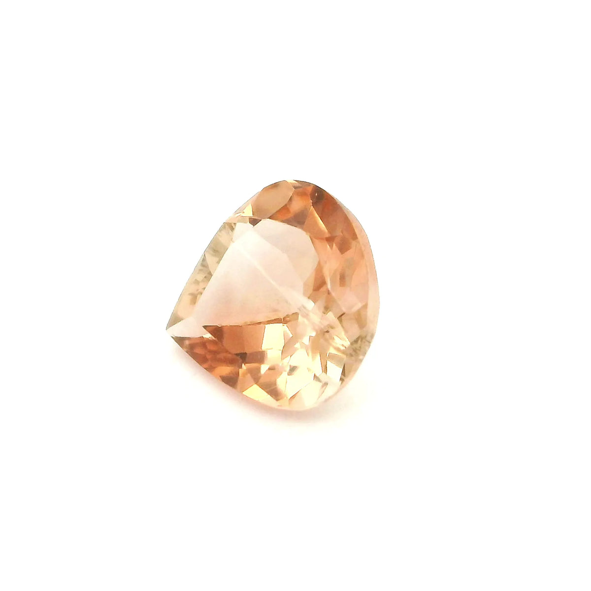 1.46ct Pear Natural Tourmaline (Colour Orange, Clarity Slightly Included, Cut Faceted)