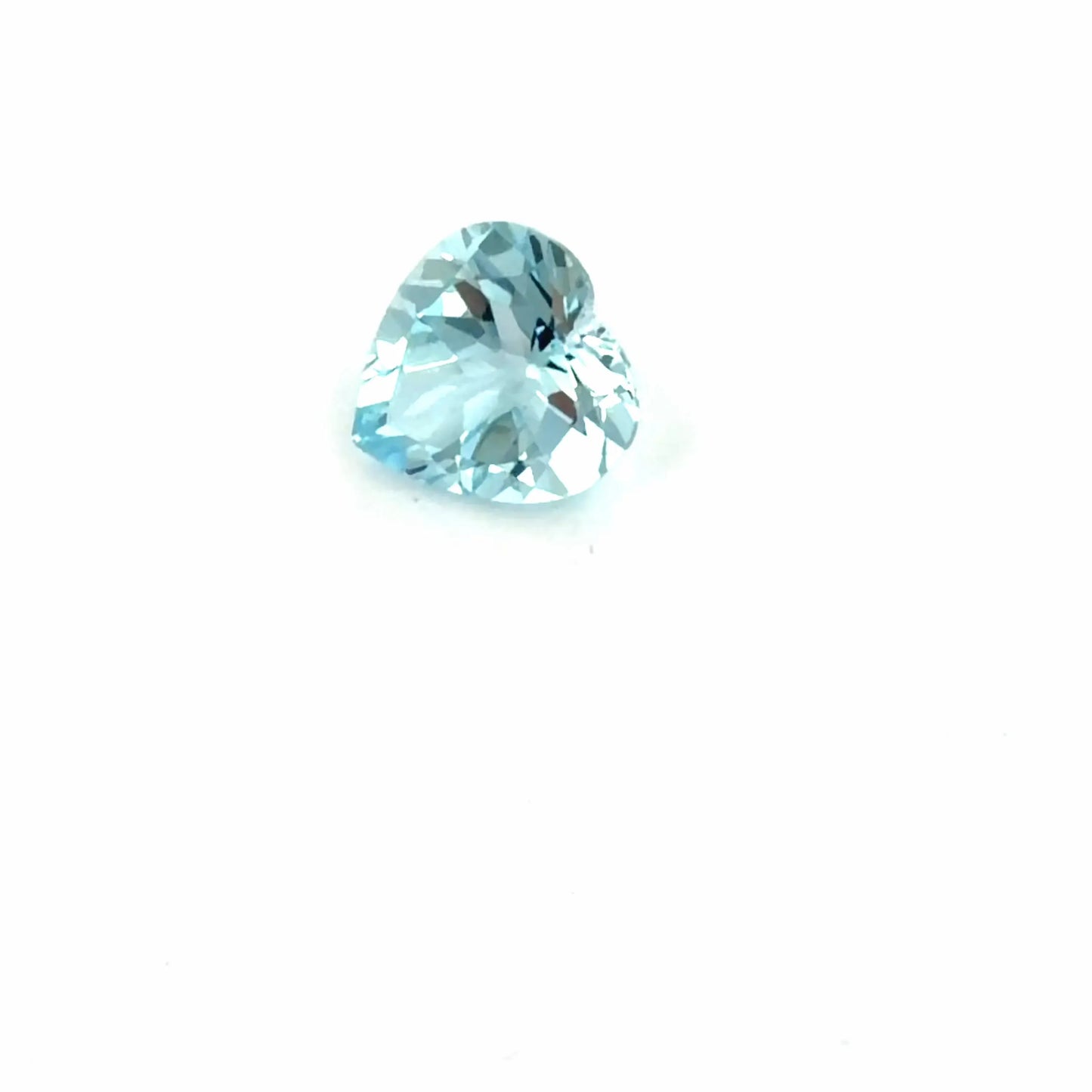 1.47ct Heart Natural Aquamarine (Colour Blue, Clarity Eye Clean, Cut Faceted)