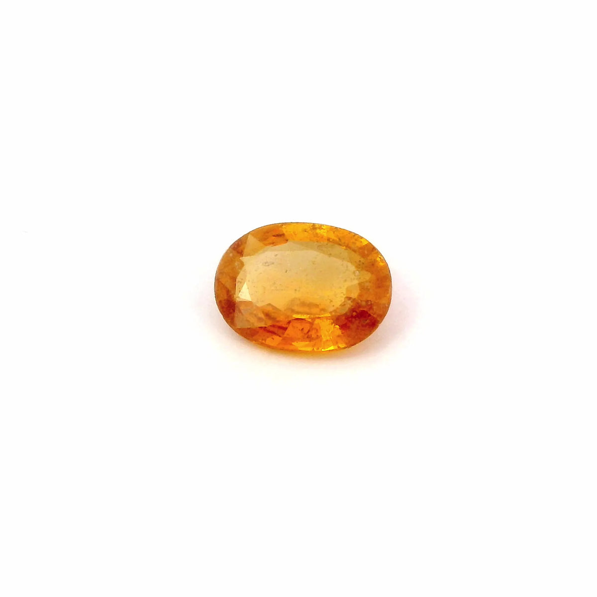 1.52ct Oval Natural Sapphire (Colour Orange, Clarity Moderately Included, Cut Faceted)